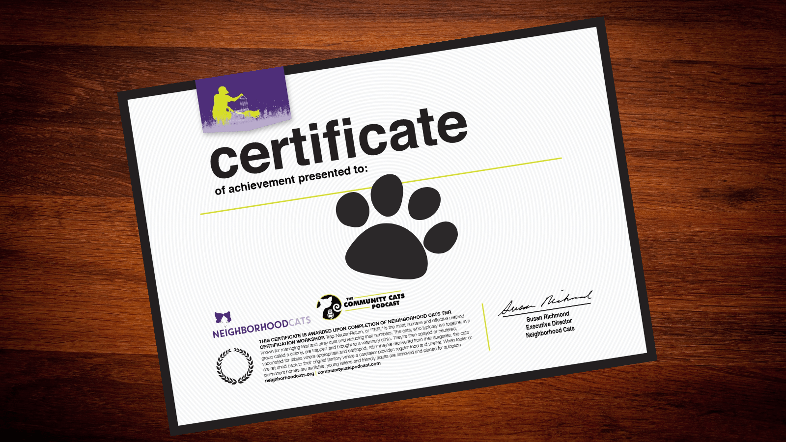 TNR Certification Program
