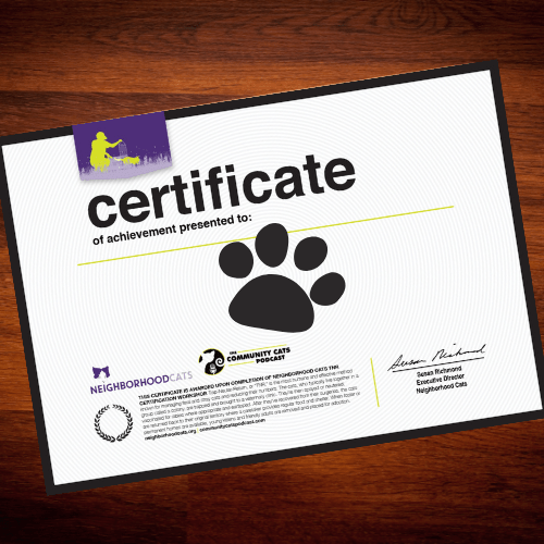 TNR Certificate