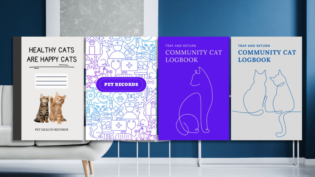 Pet health record notebooks