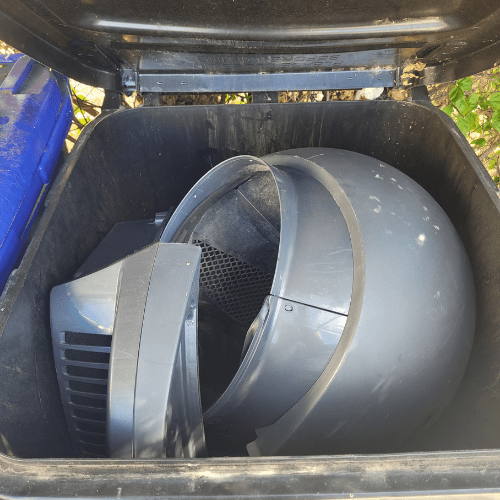 Litter Robot in Garbage