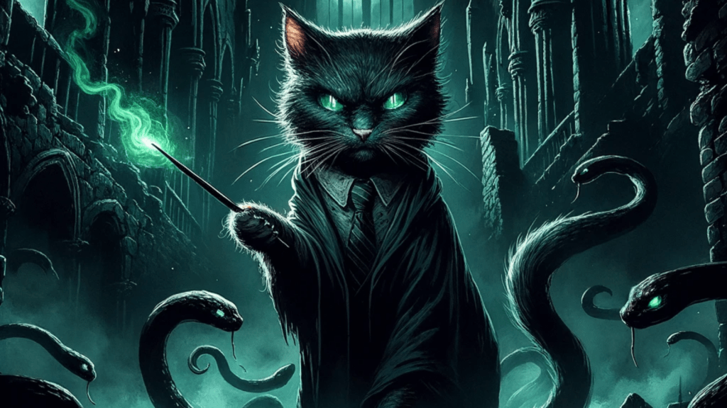 Harry Potter Voldemort Inspired Cat