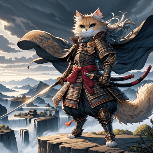 Male Anime Cat Character