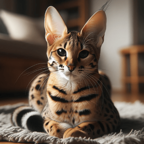 Savannah Cat Big Ears