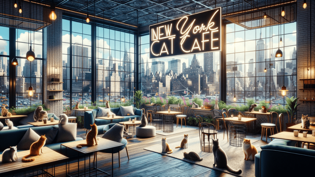 New York cat cafe